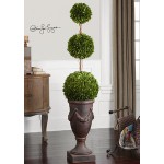 Uttermost Preserved Boxwood, Triple Topiary 60093. BOTANICALS