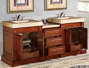 Silkroad Exclusive HYP-0219-T-2 Double Vanity Silkroad Exclusive HYP-0219-T-2 Double Vanity