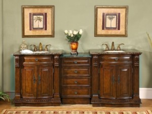 Silkroad Exclusives HYP-0206-84 Double Vanity Silkroad Exclusives HYP-0206-84 Double Vanity