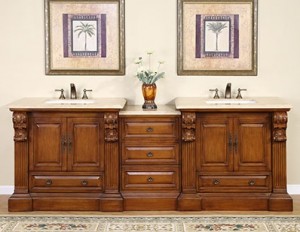 Silkroad Exclusives HYP-0907-95 Double Vanity Silkroad Exclusives HYP-0907-95 Double Vanity