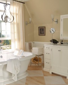 A Slightly Glossy Finish On A White Vanity Will Save It From Aging Prematurely A Slightly Glossy Finish On A White Vanity Will Save It From Aging Prematurely