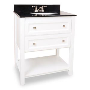 Adler White Vanity From Bath Elements