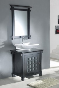 Asian Inspired 30 Inch Bathroom Vanity From Legion Furniture