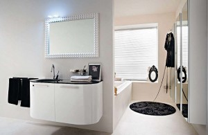 Even The Slightest Black Accents In An All White Bath Can Be Breathtaking