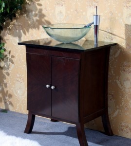 Legion Asian Inspired Single Vanity With Vessel Sink