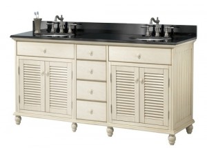 Pegasus 60 Inch White Vanity From The Cottage Collection