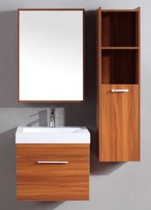 Silkroad Exclusives Modern Wall Mount Vanity CA-537 Silkroad Exclusives Modern Wall Mount Vanity CA-537