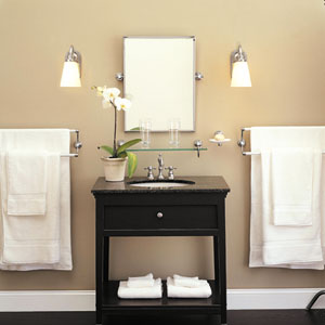 Simple Yet Stylish, These Bright White Basic Wall Sconces Will Give You All The Light You Need To Groom