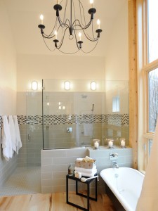 These Water-Safe Lighting Fixtures Can Add A Lot Of Brightness To Your Blocked Off Shower Space