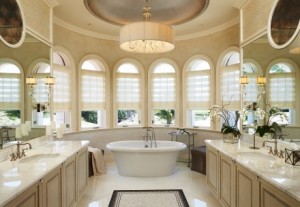 Weathered Off White Vanities Have Many Of The Same Advantages, But Work Much Better In A Period Style Bathroom