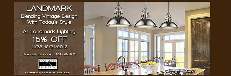Landmark Lighting Coupon - 15% off