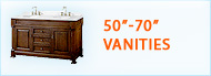 Bathroom Vanities 50 to 70 inches wide