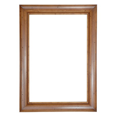 picture frame in wall