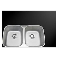 30 double bowl stainless steel sink