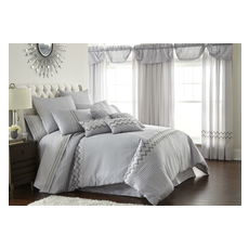 light grey king comforter set