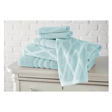 thin white bath towels