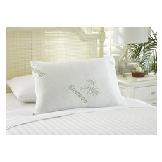 Bed Pillows Amrapur Botanical Comfort 60% Bamboo/40% Polyester 5BMBMPLG-GRN-QN 645470161709 Jumbo Queen Bamboo 