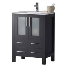 bathroom vanity and matching cabinet