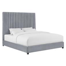 modern upholstered king bed