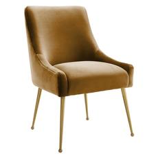 modern brown accent chair