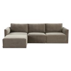 blue sectional sofa with chaise