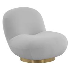 small lounge chair with ottoman