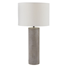 grey table lamp