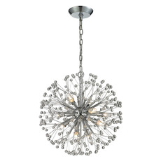 modern chandelier with shades