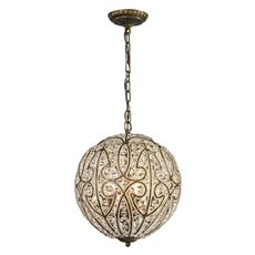 black and brass ceiling light