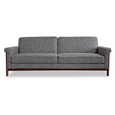 long leather couch with chaise