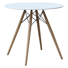 modern round extendable dining table