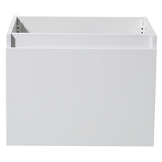 Bathroom Vanities Fresca Senza White FCB8006WH 817386022713 Under 30 Modern White Wall Mount Vanities Cabinets Only 25 