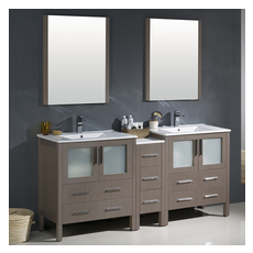 rustic double sink bathroom vanity