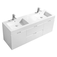 custom double sink vanity