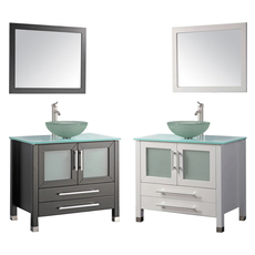 small double sink vanity