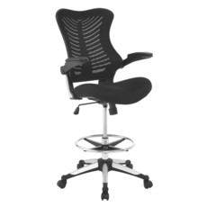 modway articulate black mesh office chair