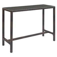 bar height table with bench