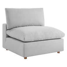 small white accent chair