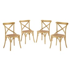 cream colored dining room chairs
