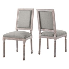 upholstered beige dining chairs