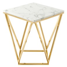 glass accent table