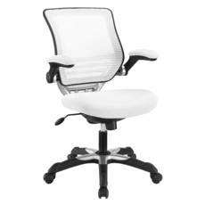 armless desk chair with wheels