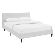 white king size bed with storage