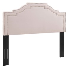 king bed frame with padded headboard