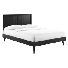 black twin bed with storage