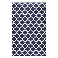 Rugs Modway Furniture Lida Navy and Ivory R-1001A-810 889654102847 Rugs Blue navy teal turquiose indig Jute and Sisal jute sisalMicro Area Rugs Area rugKids childre 