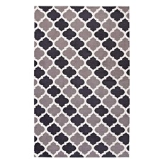 Rugs Modway Furniture Lida Charcoal and Black R-1001B-810 889654102861 Rugs Black ebony Jute and Sisal jute sisalMicro Area Rugs Area rugKids childre 