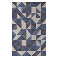 Rugs Modway Furniture Kahula Blue White and Gray R-1014B-58 889654103455 Rugs Blue navy teal turquiose indig Jute and Sisal jute sisalMicro Area Rugs Area rugKids childre 