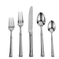 the gold cutlery