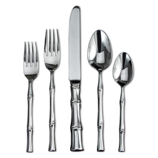 gold fork and spoon set